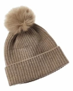Flash Sale 🛒 Hannah Rose Ribbed Cashmere Hat for 👩 women 🌟