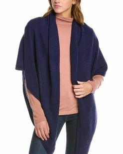 Promo ❤️ Hannah Rose Triangle Cashmere Wrap for 👩 women ⌛