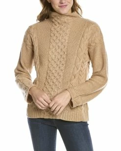 Wholesale 🔔 Hannah Rose Nell Cable Wool & Cashmere-Blend Sweater for 👩 women 🎉