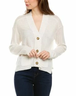 Budget 🔥 Hannah Rose Wool & Cashmere-Blend Cropped Cardigan for 👩 women 🔥