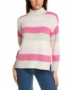 Cheap ⌛ Hannah Rose Chunky Scallop Cashmere-Blend Sweater for 👩 women 🔥