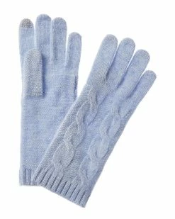 Coupon 👍 Hannah Rose Classic Cable Cashmere Gloves for 👩 women 🎁