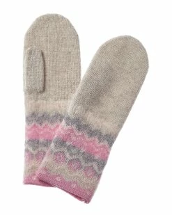 Cheap 🛒 Hannah Rose Fairisle Cashmere Mittens for 👩 women 🎉