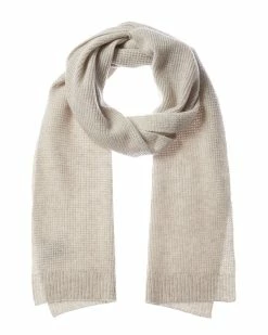 Cheapest 🎉 Hannah Rose Waffle Stitch Cashmere Scarf for 👩 women 👏