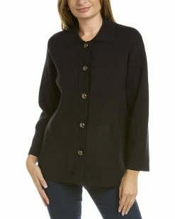 Deals 😍 Hannah Rose Willow Cashmere-Blend Shacket for 👩 women 🎁