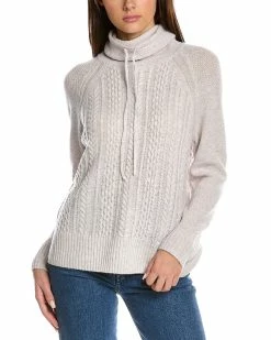 Best reviews of β Hannah Rose Berkshire Cable Wool & Cashmere-Blend Sweater for π© women π