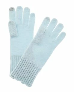 Cheap 🌟 Hannah Rose Scallop Trim Cashmere Gloves for 👩 women 🧨