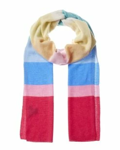 Outlet 🧨 Hannah Rose Festive Slope Cashmere Scarf for 👩 women 🎁