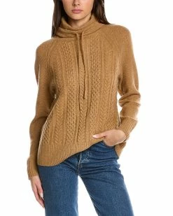 Wholesale 🧨 Hannah Rose Berkshire Cable Wool & Cashmere-Blend Sweater for 👩 women 👍