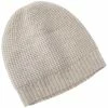 Discount 🎁 Hannah Rose Waffle Stitch Cashmere Hat for 👩 women ✔️