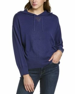 Buy 🌟 Hannah Rose Lizzy Cropped Cashmere-Blend Hoodie for 👩 women 🌟