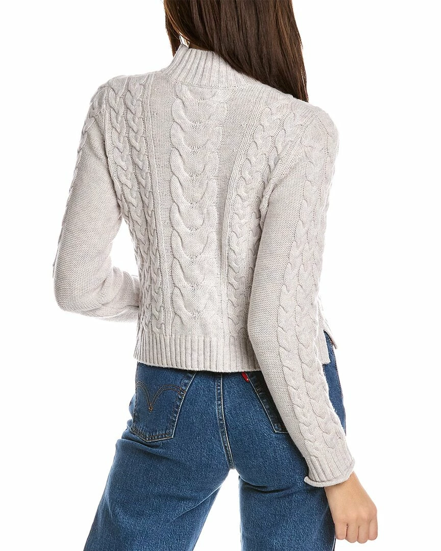Promo π Hannah Rose Ella Crop Cable Wool & Cashmere-Blend Sweater for π© women π€© 4 Promo π Hannah Rose Ella Crop Cable Wool & Cashmere-Blend Sweater for π© women π€© - Image 2