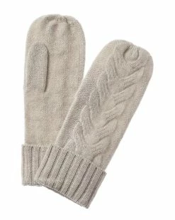 Outlet 🔔 Hannah Rose Chunky Cable Cashmere Mittens for 👩 women 🤩