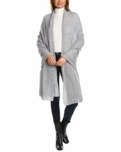 Budget π Hannah Rose Loose Waffle Stitch Cashmere Wrap for π© women β