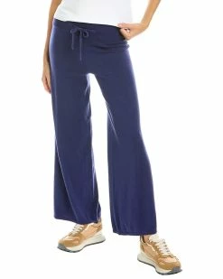 Cheapest 🛒 Hannah Rose Amelia Wide Leg Cashmere-Blend Pant for 👩 women 💯