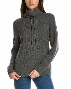 Flash Sale 🧨 Hannah Rose Berkshire Cable Wool & Cashmere-Blend Sweater for 👩 women ⭐