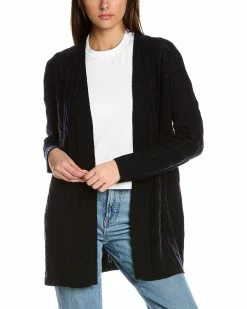 Best Sale ✨ Hannah Rose Riley Cable Wool & Cashmere-Blend Cardigan for 👩 women 🔥