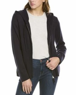 Best Pirce 🤩 Hannah Rose Vivian Wool & Cashmere-Blend Hoodie for 👩 women 🔥